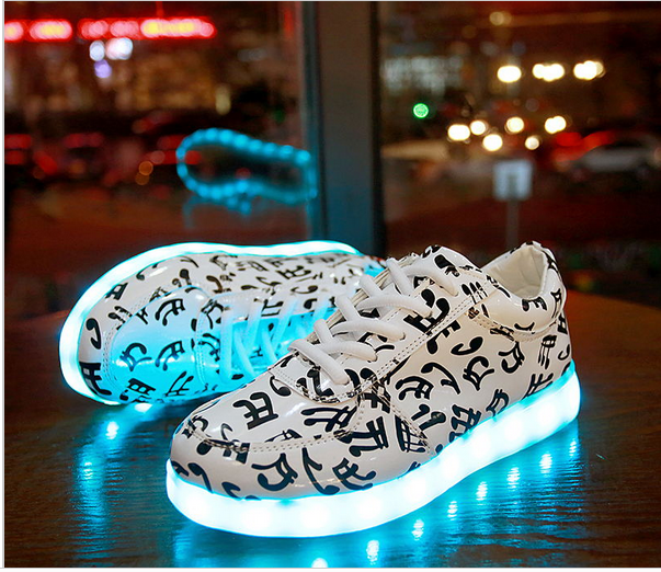 Men's LED Lighting Shoes  Led lights shoes, Led shoes, Lit shoes
