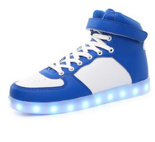 So Lit Kicks New 2017 High Top Light UP Shoes Mens | Shoes Led Liteup | Men 0888